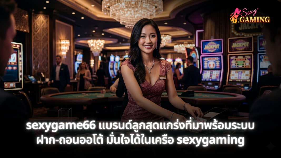 sexygame66 แบรนด์ลูกสุดแกร่งที่มาพร้อมระบบฝาก-ถอนออโต้ มั่นใจได้ในเครือ sexygaming