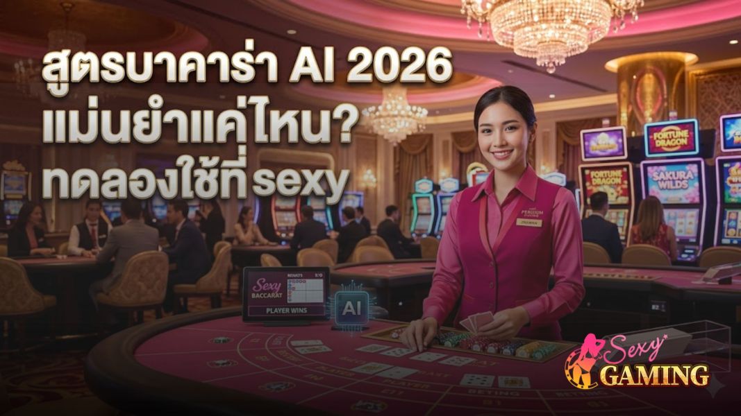 สูตรบาคาร่า AI 2026 แม่นยำแค่ไหน? ทดลองใช้ที่ sexy พร้อมวิเคราะห์เชิงลึก