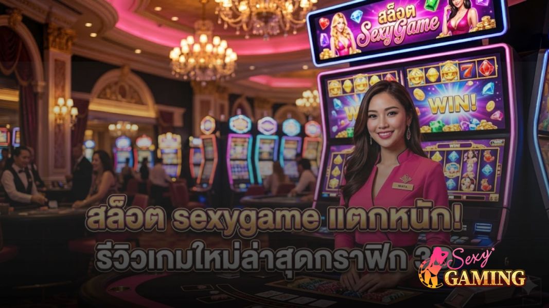 สล็อต sexygame แตกหนัก! รีวิวเกมสล็อต 3D ใหม่ล่าสุด ปี 2026 เล่นง่าย กำไรจริง