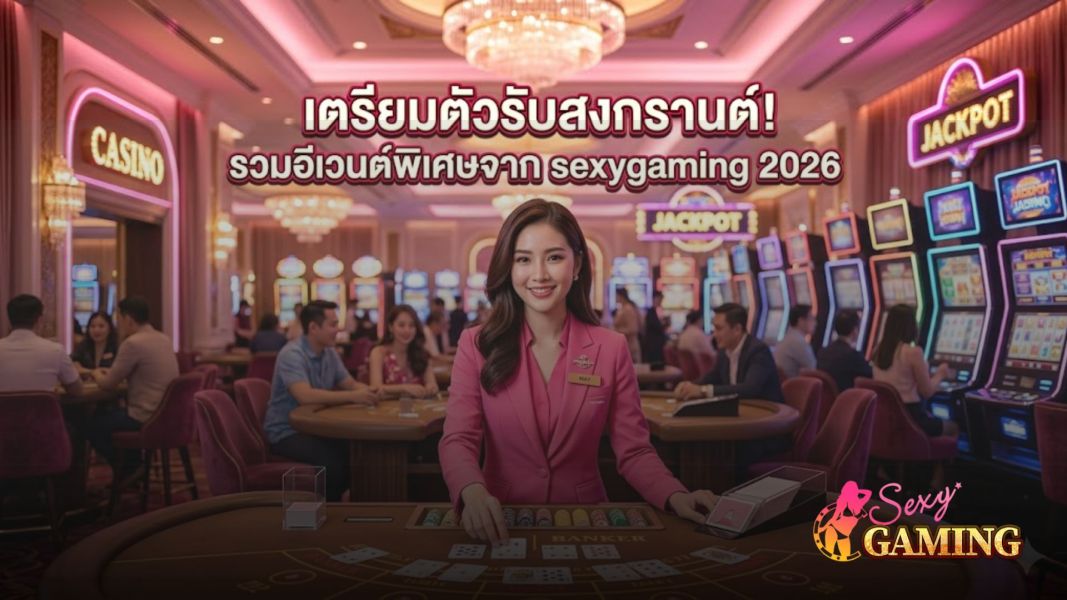 เตรียมตัวรับสงกรานต์! รวมอีเวนต์พิเศษจาก sexygaming 2026 พร้อมโปรโมชั่นสุดคุ้ม