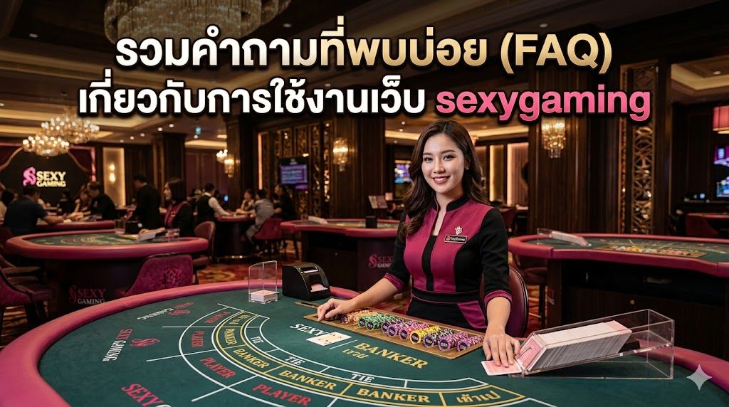 Sexygaming 2026 รวมคำถามคาสิโนยอดฮิต พร้อมวิธีแก้ปัญหาแบบมืออาชีพ ใช้งานได้จริง