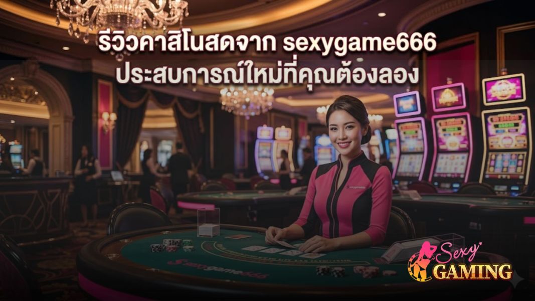 รีวิวคาสิโนสดจาก sexygame666 ปี 2026 ประสบการณ์ใหม่ของคาสิโนออนไลน์ที่คุณต้องลอง