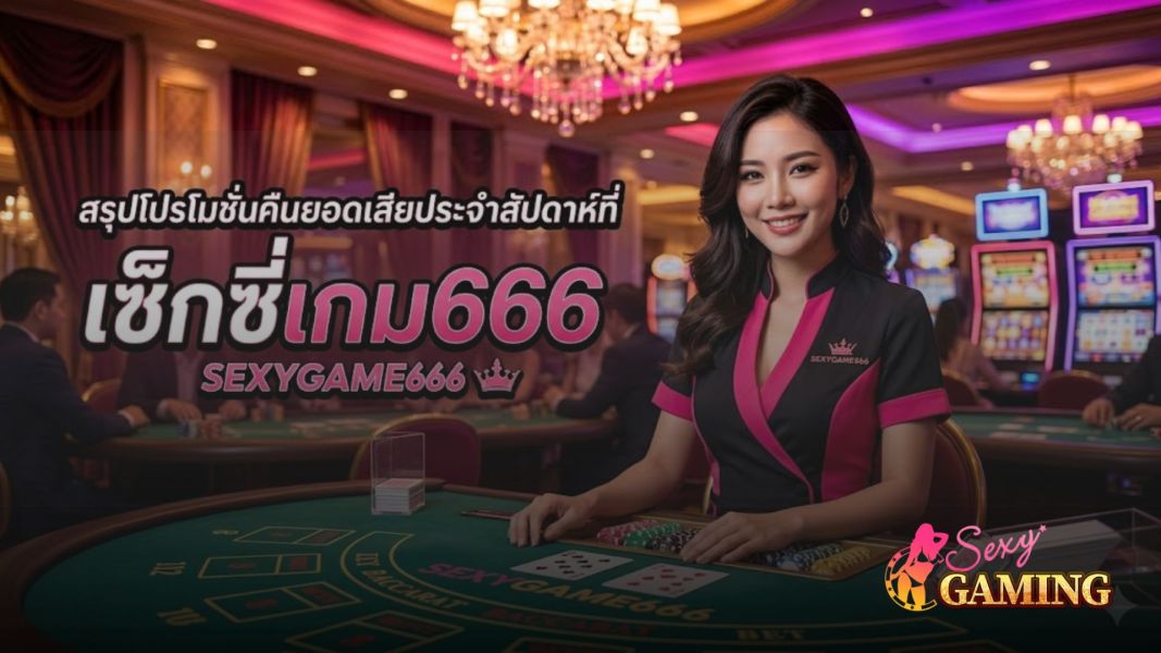เซ็กซี่เกม666 คืนยอดเสีย 2026 อัปเดตล่าสุด โปรโมชั่นรายสัปดาห์ที่คุ้มที่สุด