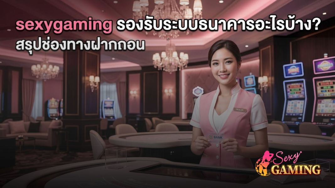sexygaming รองรับระบบธนาคารอะไรบ้าง รวมช่องทางฝากเงินคาสิโน 2026 ครบ จบในที่เดียว