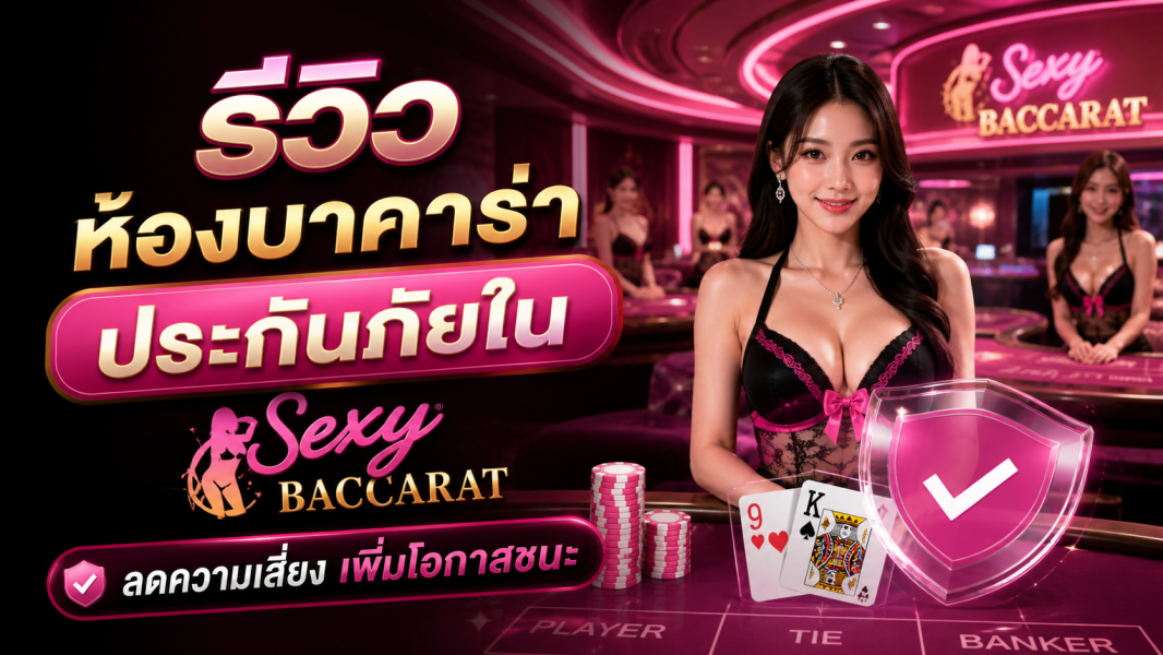 รีวิวห้องบาคาร่าประกันภัยใน Sexy Baccarat ปี 2026 ลดความเสี่ยง เพิ่มโอกาสชนะอย่างมืออาชีพ