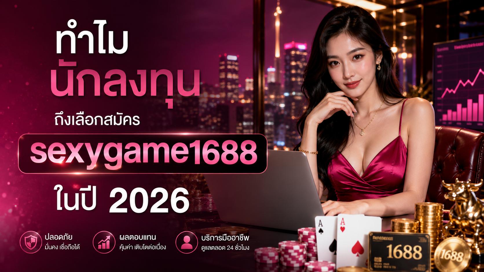 ทำไมนักลงทุนถึงเลือกสมัคร sexygame1688 ในปี 2026 ระบบเสถียร ปลอดภัย และสร้างโอกาสใหม่ให้สายคาสิโนออนไลน์